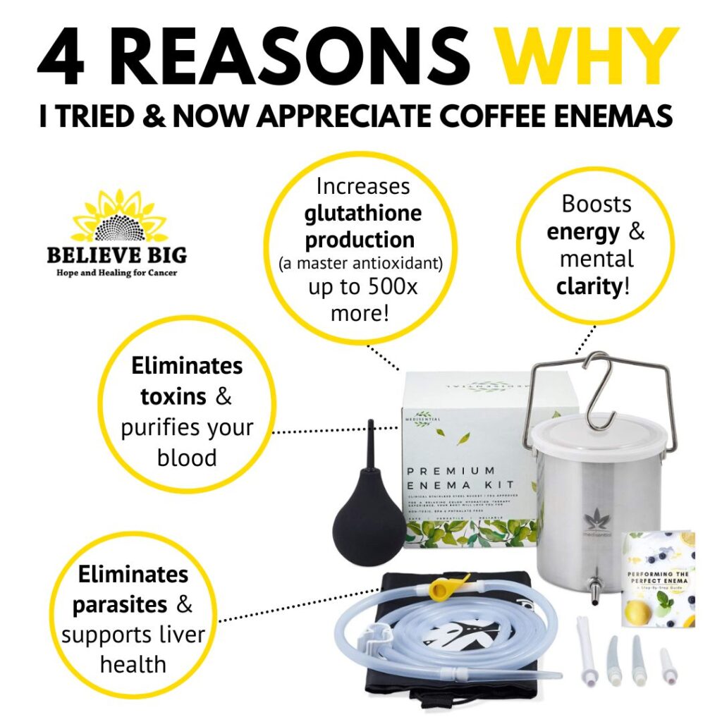 Coffee where? 😀Here’s the scoop on Coffee enemas… Believe Big